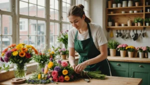 reconversion fleuriste