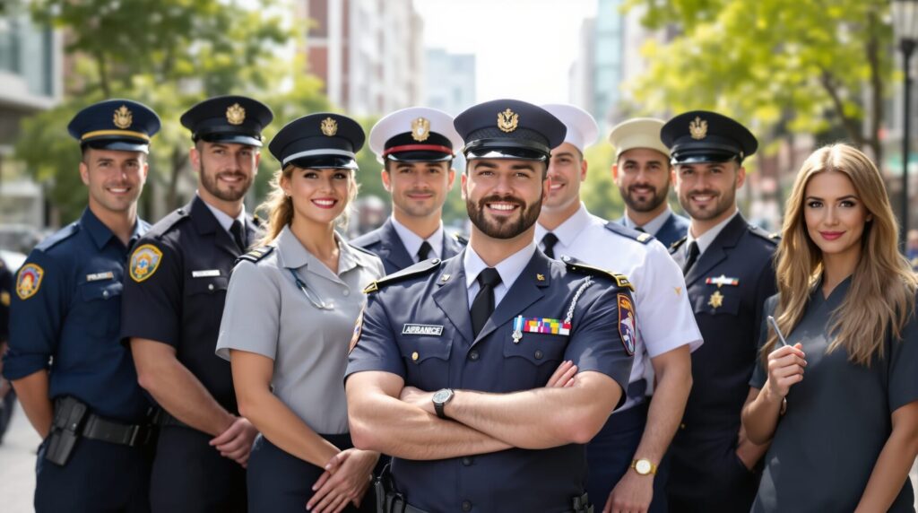 metier avec uniforme