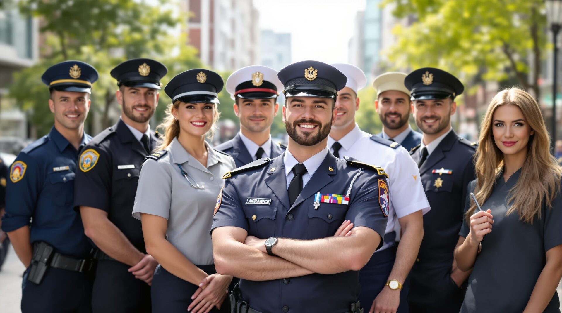 metier avec uniforme