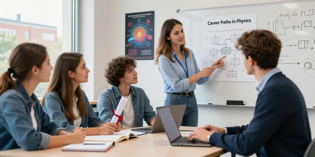 metier dans la physique