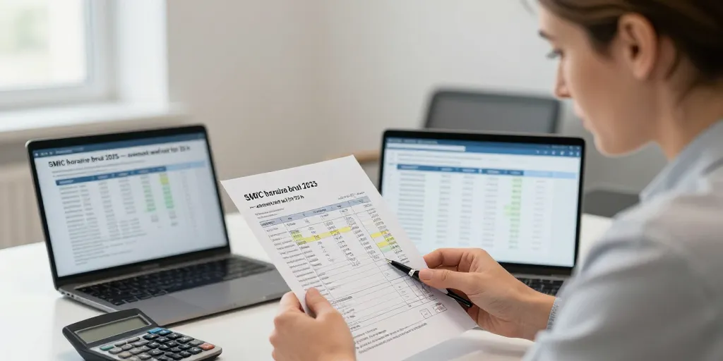 smic horaire brut 2025