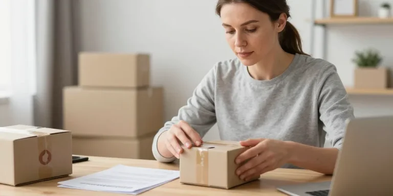 travailler à domicile emballage