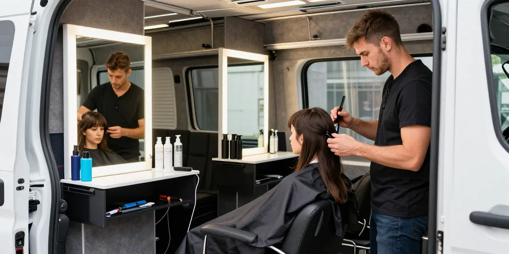 comment ouvrir un salon de coiffure ambulant